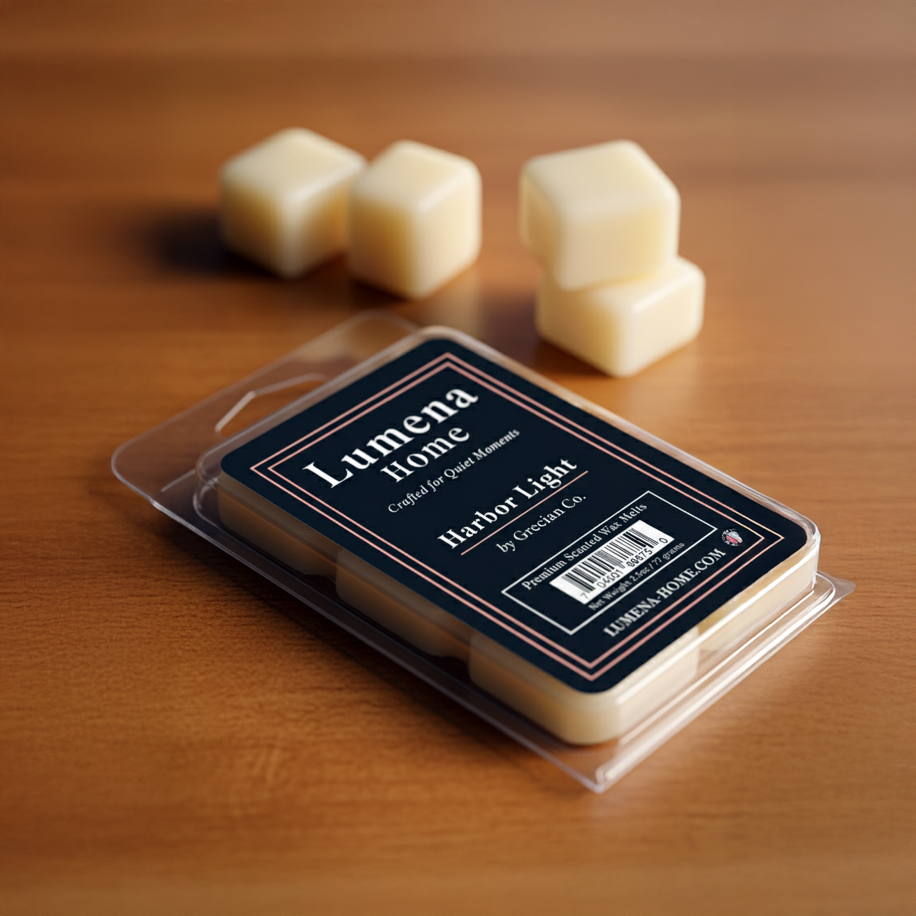 Harbor Light Wax Melts – Amber, Sandalwood & Sea Air