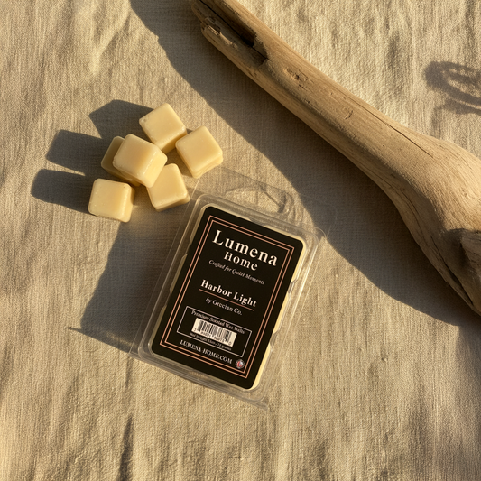 Harbor Light Wax Melts – Amber, Sandalwood & Sea Air