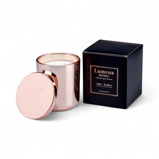 Salt + Ember – 14 oz Luxury Candle (Case Packs of 4)